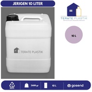 10L Plastic Jerry Can | 10 Liter HDPE Jerry Can | Bandung Plastic Terate
