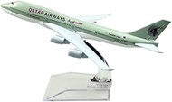 24-Hours Qatar Airways Company Q.C.S.C. B747 Alloy Metal Models Child Birthday Gift Plane Models Toy