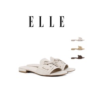 Elle Milo Comfy Fit Footbed Microfiber Leather Sandals