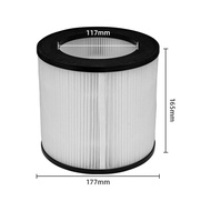 M04K 1Pc MA-14 Premium H13 True HEPA Replacement Filter For Medify Air MA-14, MA-14W And MA-14B Air 