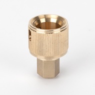 Brass 2-point Pass Water Garden Quick All Copper 2-point * 8 Caps Thin Pipe Water Pipe Quick Joint A