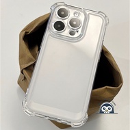 Luxury Four-corners Clear Phone Case For OPPO A98 A95 A94 A91 A79 A77 A76 A74 A73 A60 A57 A57E A38 A