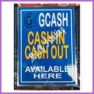 ▦ ⚾︎ ❐ Gcash Cash in cash out laminated signage