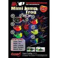 ☋EXP Mimi Jump Frog Snakehead Fishing Wood Lure