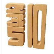 Wooden Number Blocks Educational Toys