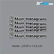 IG Account Sticker, Instagram Account, Social Media Account, Custom