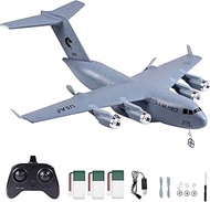 Hylukon RC Airplane, 2.4GHz 2CH C-17 Remote Control Airplane with 6-axis Gyro Stabilizer Globemaster