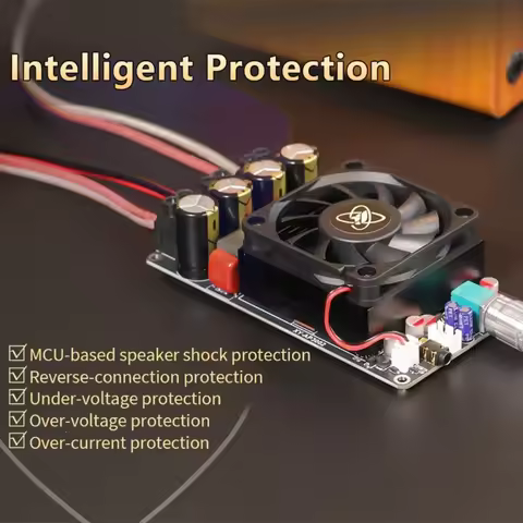 AP3002 18-51V 600W Sound Amplifier Board Low Noise Single Channel Digital Power Sound Amplifier Boar