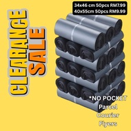 CLEARANCE SALE No Pocket Courier Bag Parcel Bag Flyer Flyers Courier Plastic Pos Kurier Plastik Mail