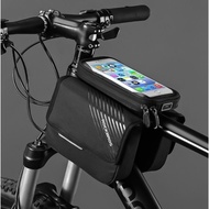 Rockbros Bicycle Frame Bag 030-60BK Front BagHandphone 3 Slots