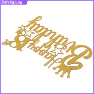 🎉 Golden Paper 18Th Birthday Cake Topper for Cake Decor