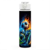 1pc 25oz/750ml Plastic Water Bottle, Energy 67 Themed Print, Lightweight, Easy To Clean, Large Capac