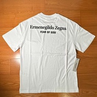 《現貨M》全新 FOG Zegna 聯名 T恤 白 FEAR OF GOD Ermenegildo Zegna T-shirt 女 代購 oversize
