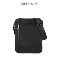 OBERMAIN Synthetic Leather Sling Bag OBC398P2 Grey