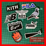 < HKS00098 >   New balance nb kith puma fila boy London onitsuka tiger  Descendant 潮牌貼紙 Sticker Stic