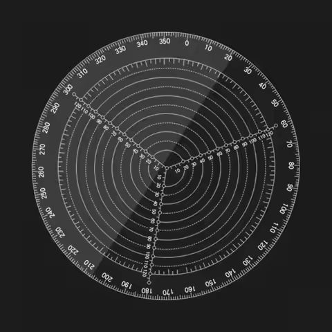 200mm / 300mm Circle Gage 0-360° Angle Round Center Finder Compass Lathe Centering Tool Drawing Circ