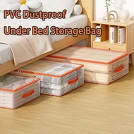 105L Under Bed Storage Bag Clothes Quilt Blanket Bedding Foldable Wardrobe Organizing PVC Dustproof 