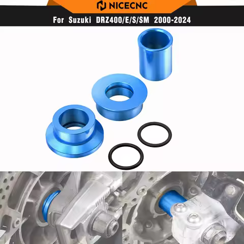 NICECNC Front and Rear Wheel Spacers Set For Suzuki DRZ400E DRZ400S DRZ400SM DRZ400 E S SM DRZ 400E 