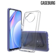 小米10T Lite / Mi 10T Lite CASEBURG Clear Hybrid 雙物料 TPU軟邊保護套 亞加力透明硬底 手機殼Case 5589A