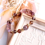 紫鈦晶手排設計 紫鈦晶 黑金超七 人緣招財全方位