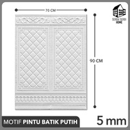 WALLPAPER FOAM MOTIF PINTU (PROMO COD) Wallfoam Dinding 3D Motif PINTU JATI 70X90CM Wallpaper Dinding 3D Motif Pintu Batik / Wallpaper Motif Pintu Kayu Jati / Wallpaper 3D Foam Motif Pintu / Wallpaper Foam 3D Timbul / Stiker Tembok Dinding