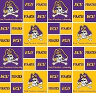 East Carolina University ECU Pirates Fabric – Officially Licensed East Carolina University Cotton Qu