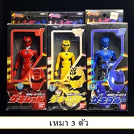 เหมา Bandai Soft Vinyl 6 นิ้ว Super Sentai Juken Sentai Gekiranger เซนไต ขบวนการ ซอฟ โมเดล