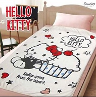 HELLO KITTY甜甜心法蘭絨毯 棉被 被子 毛毯 蓋毯 寢具 居家生活（現＋預）