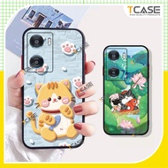 Oppo A57 4G, Oppo A77 4G, A77s, Oppo A97 5G case with mischievous cat print - Tcase