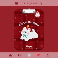 Grid West Highland Clipboard Writing Pad A4 Clip Acrylic Folder Memo Exam Paper A5/A6 Study Statione