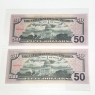 SOUVENIR REPLIKA 50 USD DOLLAR AMERIKA