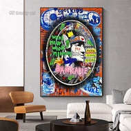 Sumanssa AMEX Bankable Pop Art Canvas poster dan cetakan untuk hiasan bilik hidup Street Trendy Wall