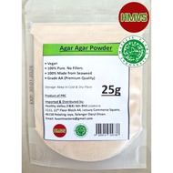 [HMVS] Agar Agar Powder / Serbuk Agar Agar (HALAL Certified) (琼脂粉/寒天粉/燕菜粉) – Gelling Agent 25g/50g/1