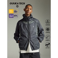 GuukaTech Fungsional Luaran Ringan Jaket Perlindungan Matahari Jaket Jaket Tahan Angin Gaya Gunung J
