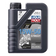 LIQUI MOLY 15W-50 Street Semi Synthetic 4T Motor Engine Oil Minyak Hitam 100% MADE IN GERMANY