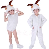 Children Small Animal Costume Lamb Stage Small Goat Performance Costume Radiant Beauty Sheep Cartoon Animal Costume Performance Costume 5.08