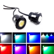CAR MOTORCYCLE DRL LED EAGLE EYE LIGHT 18MM DAYTIME RUNNING LIGHTS REVERSE BACKUP SIGNAL FOG LIGHTS 