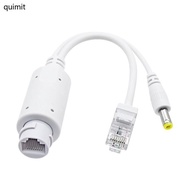 QUIM Waterproof Active 48V to 12V PoE Splitter Adapter for Camera VoIP Phone