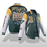 Jaket Varsity Baseball Pria Dewasa Vintage Keren Printing Distro Varcity Bomber Jacket Cowok Terbaru