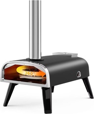 Outdoor Pizza Oven Aidpiza 12 "Wood Pellet Pizza Oven With Rotatable Round Pizza Stone Portable Wood