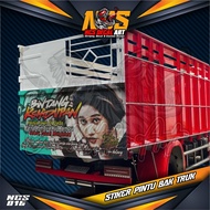 Stiker Decal Pintu Bak Belakang NIKE ARDILLA BINTANG KEHIDUPAN All Truk Canter Ragasa Tepak Umplung 