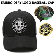 EMBROIDERY SULAM STARWARS 501ST LEGION GREY 100% POLYESTER BLACK ADJUSTABLE BASEBALL CAP
