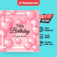 75th Birthday Guest Book - Hardback - English - 9788395823701