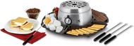 Kalorik 2-in-1 Smores Maker, with Chocolate Treat Fondue Melt Feature, Includes Fork and Tray Set, Stainless Steel