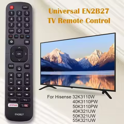 Universal EN2B27 TV Remote Control for Hisense 32K3110W 40K3110PW 50K3110PW LCD LED Intelligent Repl