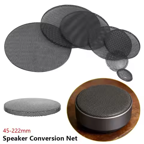 1Pcs Durable Metal Speaker Conversion Net Iron 45-222mm Speaker Decorative Circle Grille Protection 