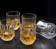KB048-2 DELISOGA 220ML European Whiskey Wine Glass Beer Glass Creative Diamond Wine Glass