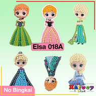 Diamond Painting Kit Set Besar Stiker Puzzle Berlian dengan Bingkai Mainan Edukasi DIY Gambar Anak 5