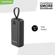 [ PB HIPPO SMORE ]- Hippo PowerBank Smore PD 225W 10000mAh 20000 MAH 30000mAh Quick Fast Charging Po