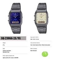 [ CASIO AQ-230GG-2A / 9A ] ANADIGIT ADJUSTABLE CLIP UNISEX WATCH